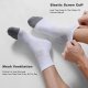 6 Pack Men's Ankle Socks with Cushion Athletic Running Socks