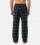 Men's Pajama Pants 100% Cotton Flannel Plaid Lounge Soft Warm PJ Bottoms Drawstring and Pockets