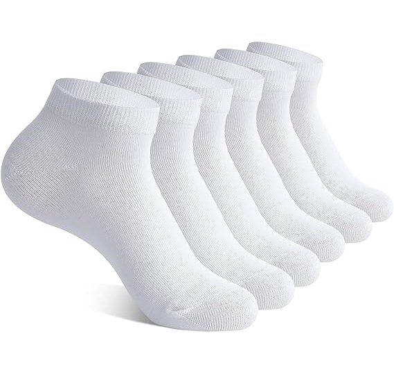 Mens Ankle Socks, Socks for Men, Low Cut Socks Casual Cotton Socks 6 Pairs