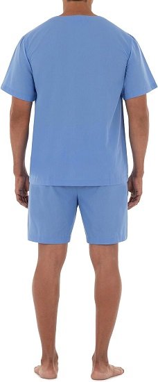 Men's Broadcloth Short Sleeve Pajama Set